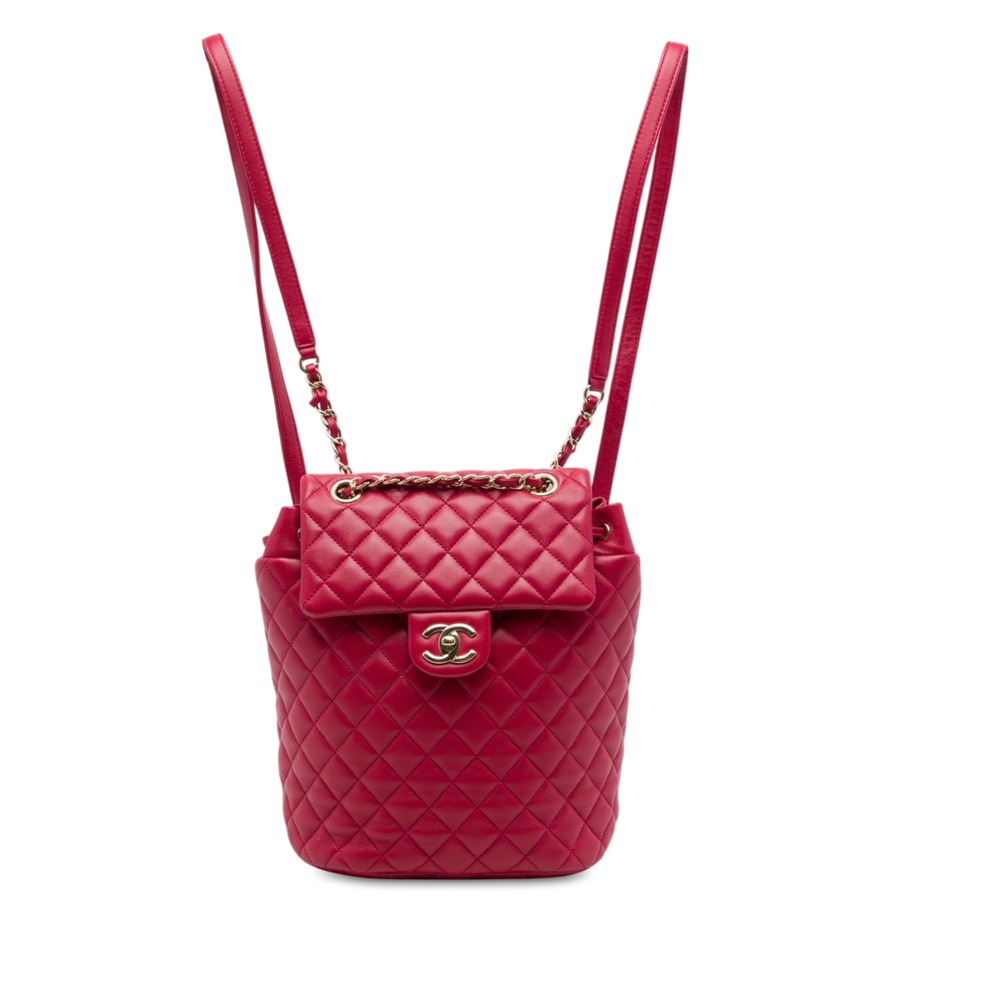 Pre-Loved Chanel Mini Quilted Lambskin Urban Spirit Backpack